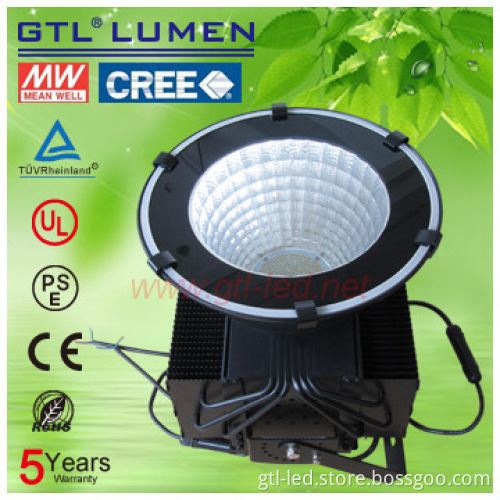 industrial high power LED high pole light 500W UL